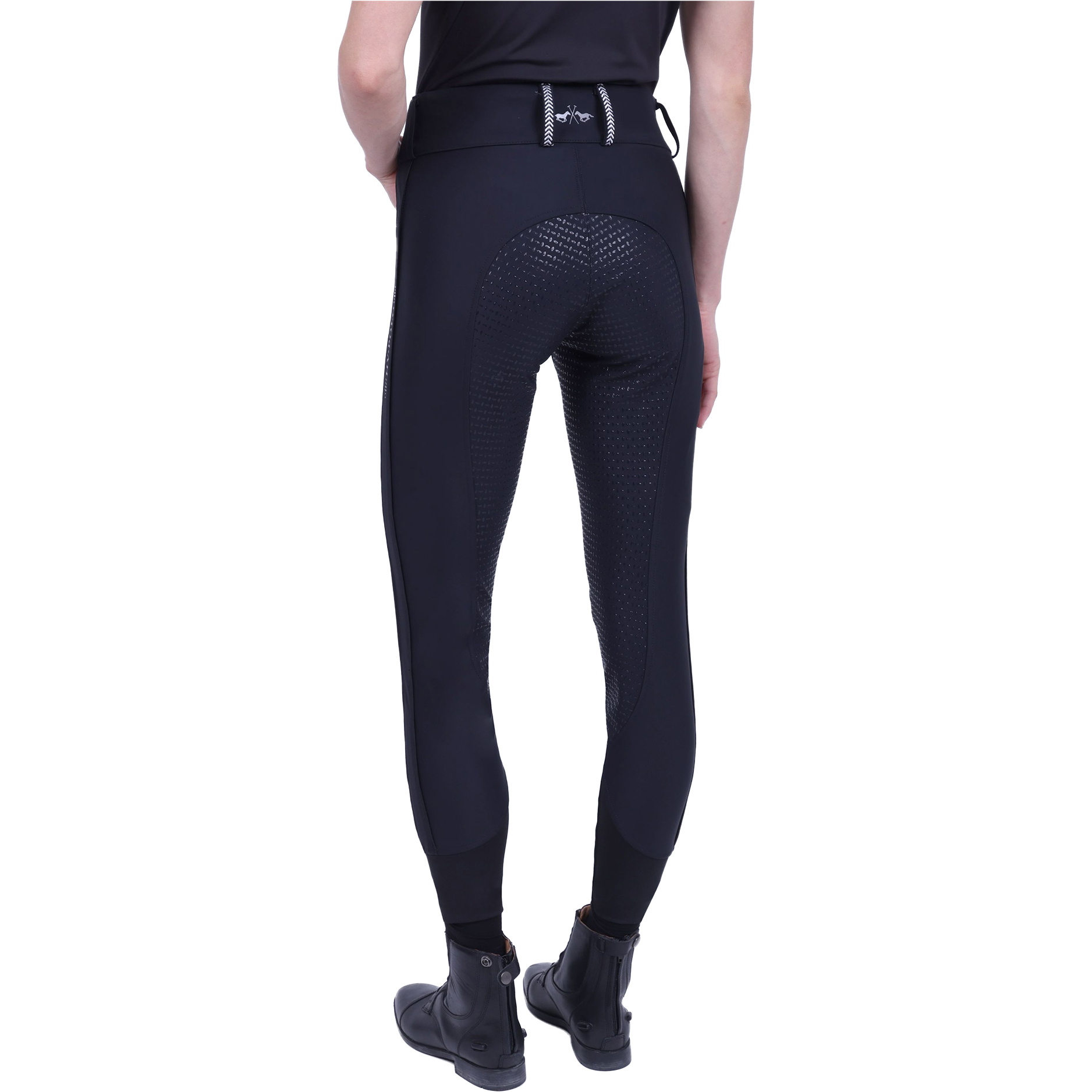 HV Polo Dames Isabell Fullgrip Rijbroeken 201093455 - Black